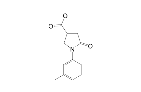 5-oxo-1-m-tolyl-3-pyrrolidinecarboxylic acid