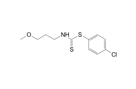 dithio(3-methoxypropyl)carbamic acid, p-chlorophenyl ester