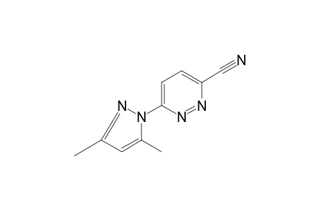 6-(3,5-dimethylpyrazol-1-yl) -3-pyridazinecarbonitrile