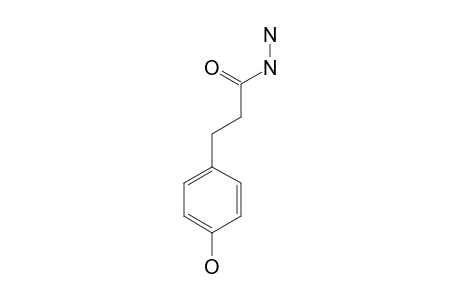 p-hydroxyhydrocinnamic acid, hydrazide