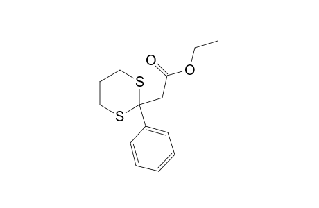 2-phenyl-m-dithiane-2-acetic acid, ethyl ester