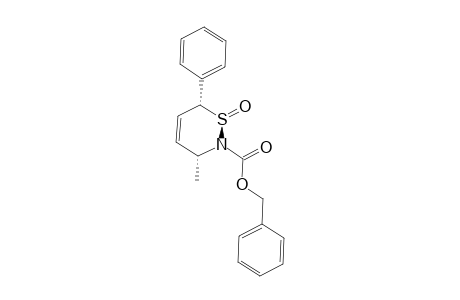 (1R,3R,6R)-1-keto-3-methyl-6-phenyl-3,6-dihydrothiazine-2-carboxylic acid benzyl ester