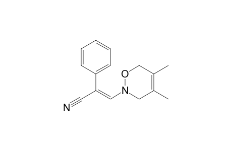 2-(2-Cyano-2-phenylethenyl)-3,6-dihydro-4,5-dimethyl-2H-oxazine