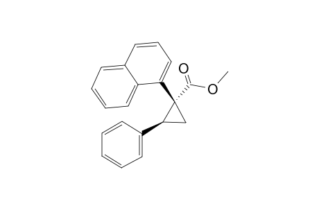(1R,2S)-1-(1-naphthalenyl)-2-phenyl-1-cyclopropanecarboxylic acid methyl ester