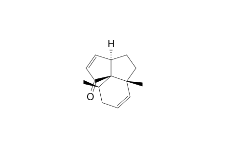 rel-(3aR,5aR,9R,9aS)-3a,4,5,5a,8,9-hexahydro-5a,9-dimethyl-1H-cyclopent[c]inden-1-one
