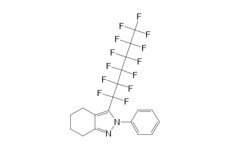 3-PERFLUOROHEXYL-4,5,6,7-TETRAHYDRO-2-PHENYL-2H-INDAZOLE