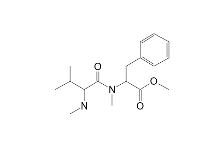 2-(2-Amino-3-methylbutanamido)-3-phenylpropanoic acid, N,N'-o-tris-methyl