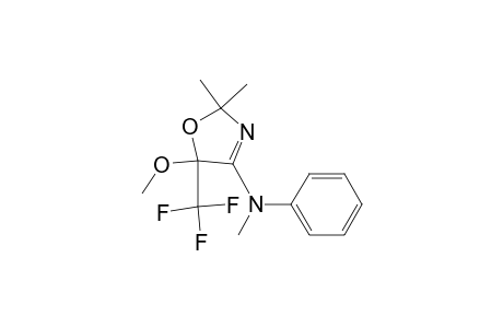 4-Oxazolamine, 2,5-dihydro-5-methoxy-N,2,2-trimethyl-N-phenyl-5-(trifluoromethyl)-