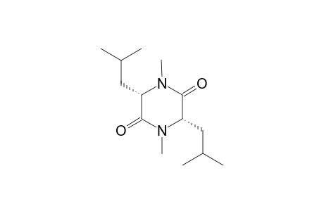 (3S,6S)-(2'-METHYLPROPYL)-1,4-DIMETHYLPIPERAZINE-2,5-DIONE