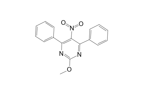 2-Methoxy-5-nitro-4,6-diphenylpyrimidine