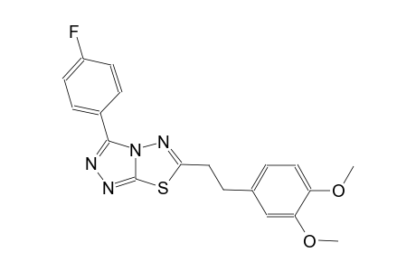 [1,2,4]triazolo[3,4-b][1,3,4]thiadiazole, 6-[2-(3,4-dimethoxyphenyl)ethyl]-3-(4-fluorophenyl)-