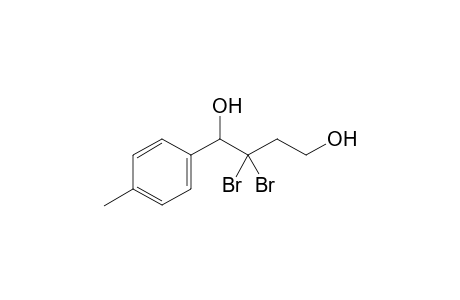 2,2-Dibromo-1-(p-tolyl)butane-1,4-diol