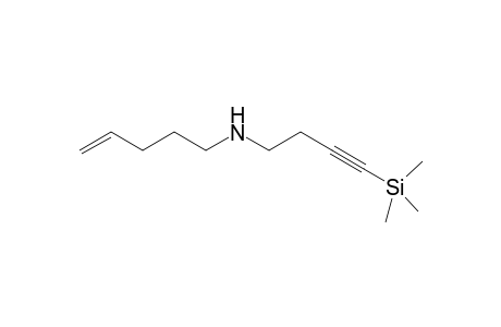 N-[4-(Trimethylsilyl)-3-butynyl]-4'-penten-1-amine