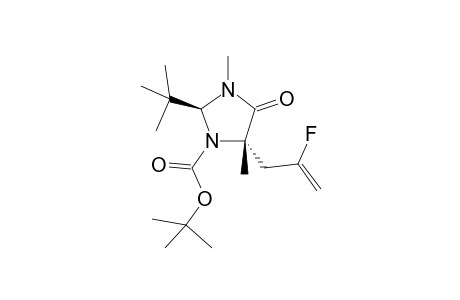 TERT.-BUTYL-(2S,5S)-2-TERT.-BUTYL-5-(2-FLUOROALLYL)-3,5-DIMETHYL-4-OXOIMIDAZOLIDINE-1-CARBOXYLATE;MAJOR-ROTAMER