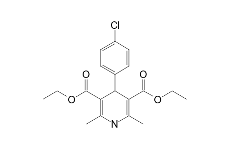 4-(p-Chlorophenyl)-1,4-dihydro-2,6-dimethyl-3,5-pyridinedicarboxylic acid, diethyl ester