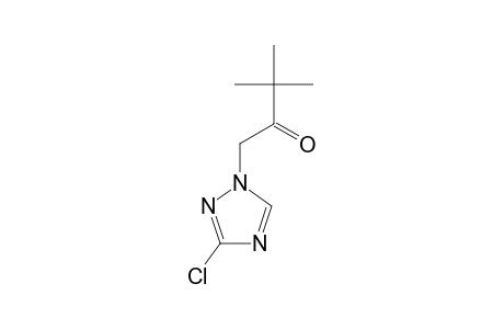 1-(3-CHLORO-1H-1,2,4-TRIAZOL-1-YL)-3,3-DIMETHYL-2-BUTANONE