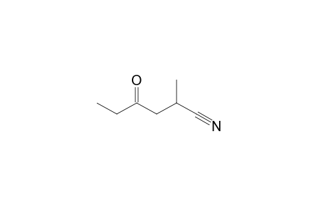 4-keto-2-methyl-hexanenitrile