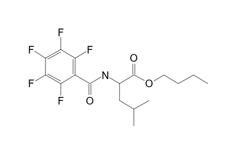 L-Leucine,N-pentafluorobenzoyl-, butyl ester