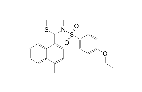 2-(1,2-dihydroacenaphthylen-5-yl)-3-(4-ethoxyphenyl)sulfonyl-1,3-thiazolidine