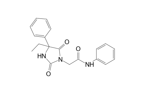 2,5-dioxo-4-ethyl-4-phenyl-1-imidazolidineacetanilide