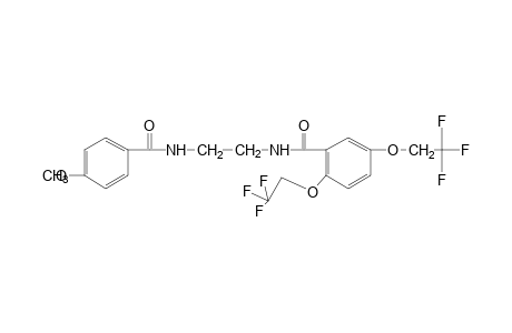 N-{2-[2,5-bis(2,2,2-Trifluoroethoxy)benzamido]ethyl}-p-anisamide