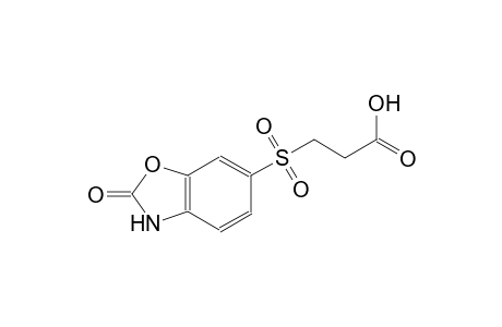 3-[(2-oxo-2,3-dihydro-1,3-benzoxazol-6-yl)sulfonyl]propanoic acid