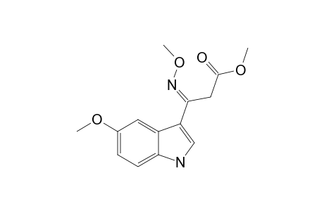 METHYL-3-(5-METHOXY-1H-3-INDOLYL)-3-OXOPROPIONATE-O-METHYL-OXIME