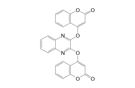 2,3-[bis(Coumarin-4'-yl)oxy]-quinoxaline