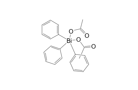 Bis(acetato-O)triphenylbismuth(V)