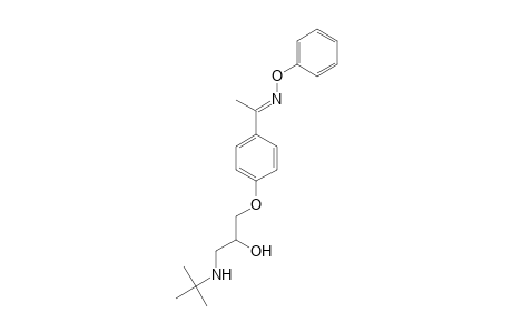 (1E)-1-(4-[3-(tert-Butylamino)-2-hydroxypropoxy]phenyl)ethanone o-phenyloxime