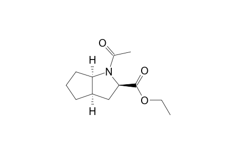 (3aR,2R,6aR)-exo-1-Acetyl-2-ethoxycarbonyloctahydrocyclopenta[b]pyrrole