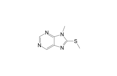 8-(Methylthio)-9-methylpurine