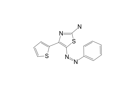 Thiazol-2-amine, 5-phenylazo-4-(2-thienyl)-