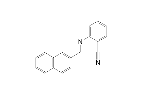 2-([(E)-2-Naphthylmethylidene]amino)benzonitrile