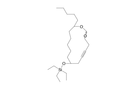 1-Oxacyclotetradec-5-yn-2-one, 14-pentyl-8-(triethylsilyloxy)-