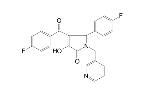 2H-pyrrol-2-one, 4-(4-fluorobenzoyl)-5-(4-fluorophenyl)-1,5-dihydro-3-hydroxy-1-(3-pyridinylmethyl)-