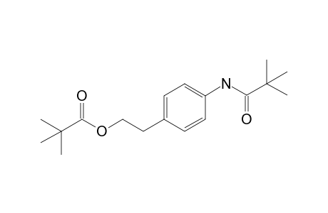 2,2-Dimethylpropanoic acid 2-[4-[(2,2-dimethyl-1-oxopropyl)amino]phenyl]ethyl ester