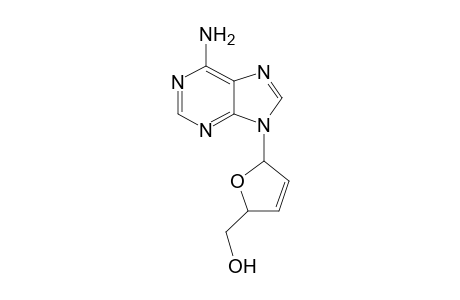 Adenine, 9-(2,3-dideoxy-.beta.-D-glycero-pent-2-enofuranosyl)-