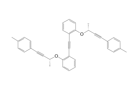 (-)-1,1'-Ethyne-1,2-diylbis(2-{[(1R)-1-methyl-3-(4-methylphenyl)prop-2-yn-1-yl]oxy}benzene)