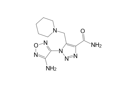 1H-1,2,3-triazole-4-carboxamide, 1-(4-amino-1,2,5-oxadiazol-3-yl)-5-(1-piperidinylmethyl)-