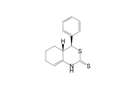 trans-4-phenyl-1,4,4a,5,6,7-hexahydro-3,1-benzothiazine-2-thione