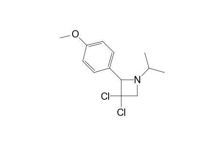 3,3-DICHLORO-1-ISOPROPYL-2-(4-METHOXYPHENYL)-AZETIDINE