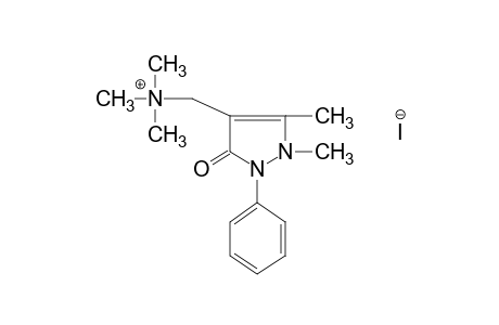 [(2,3-dimethyl-5-oxo-1-phenyl-3-pyrazolin-4-yl)methyl]trimethylammonium iodide