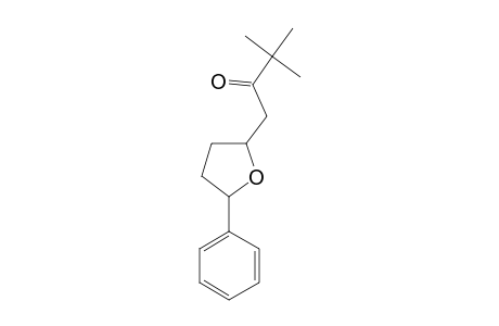3,3-Dimethyl-1-(5-phenyltetrahydro-2-furanyl)-2-butanone