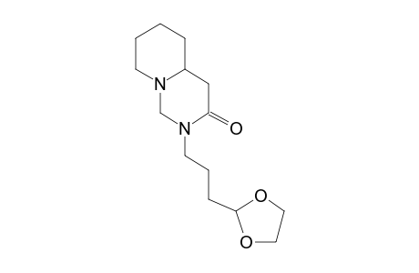 1,3-Diazabicyclo[4.4.0]decan-4-one, 3-[3-(1,3-dioxolan-2-yl)propyl]-