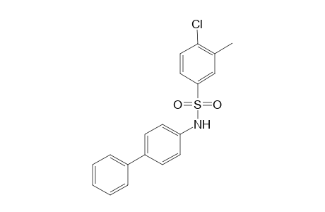 4-Chloro-3-methyl-N-(4-phenylphenyl)benzene-1-sulfonamide