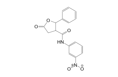 N-(3-nitrophenyl)-5-oxo-2-phenyltetrahydro-3-furancarboxamide