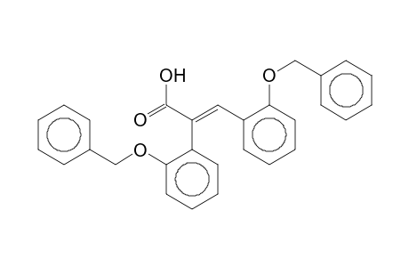 2-Propenoic acid, 2,3-bis(2-phenylmethoxyphenyl)-