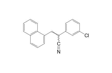 alpha-(m-chlorophenyl)-1-naphthaleneacrylonitrile