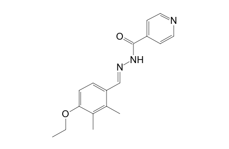 ISONICOTINIC ACID, (2,3-DIMETHYL-4-ETHOXYBENZYLIDENE)HYDRAZIDE